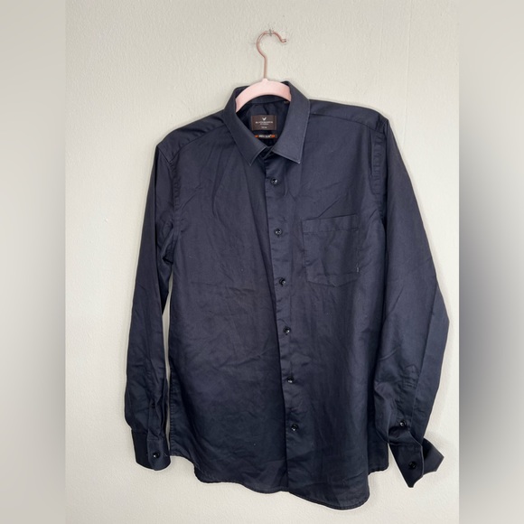 BlackBerry Black Formal Shirt India Slim Large Button Down - Picture 7 of 16